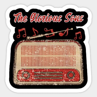 Retro The Glorious Sons Sticker